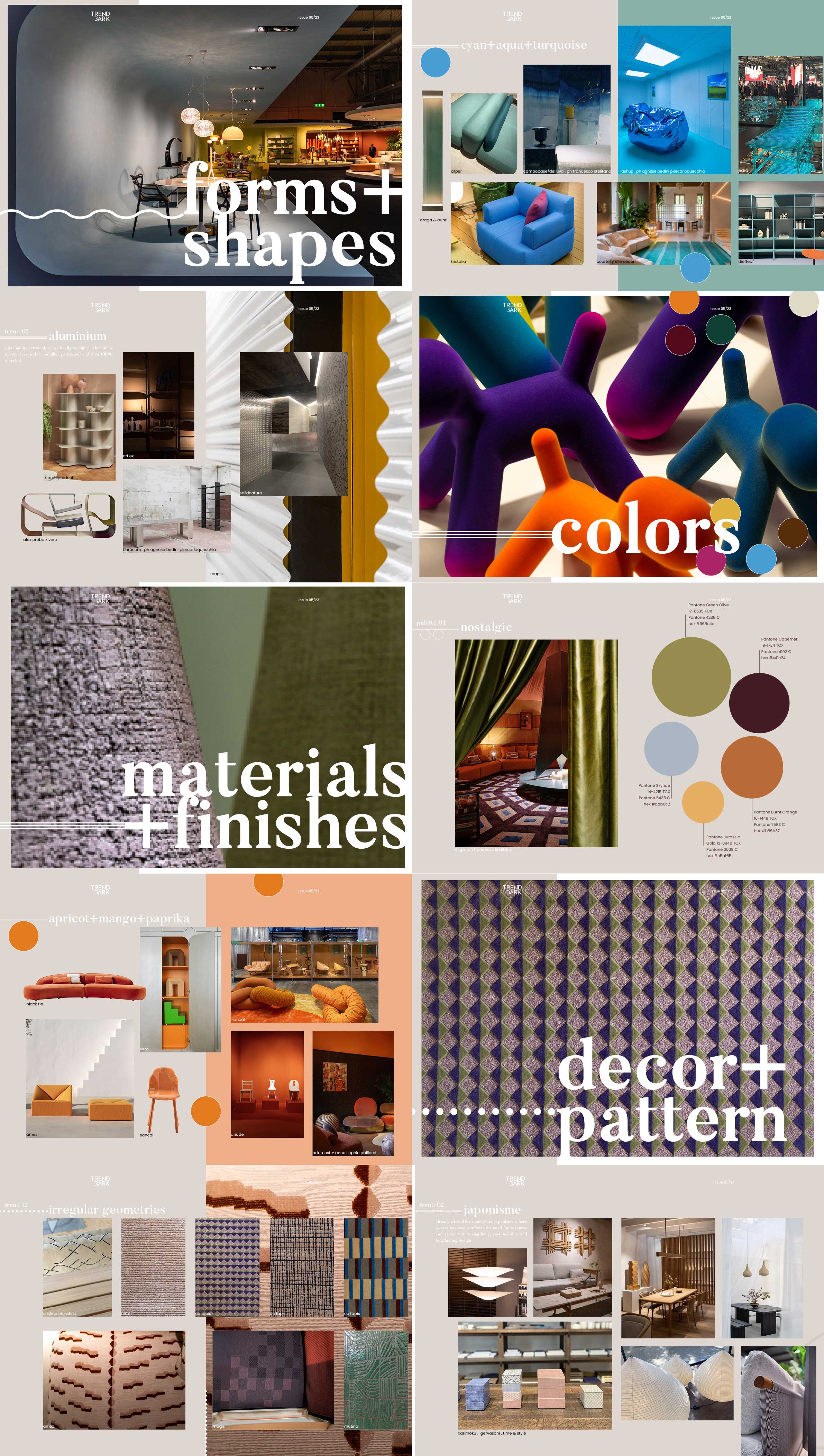 INTERIOR DESIGN TRENDS 2024 from Milano Design Week - Trendbook